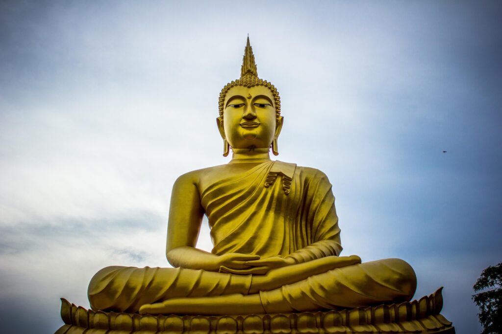Thai Buddha Statue in Chiang Mai