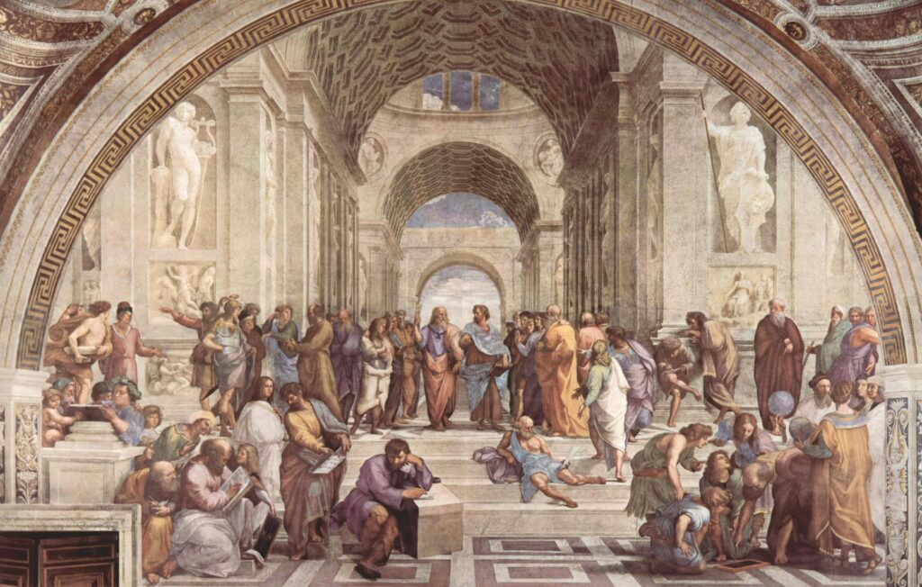 Philosophers gathered in Rome