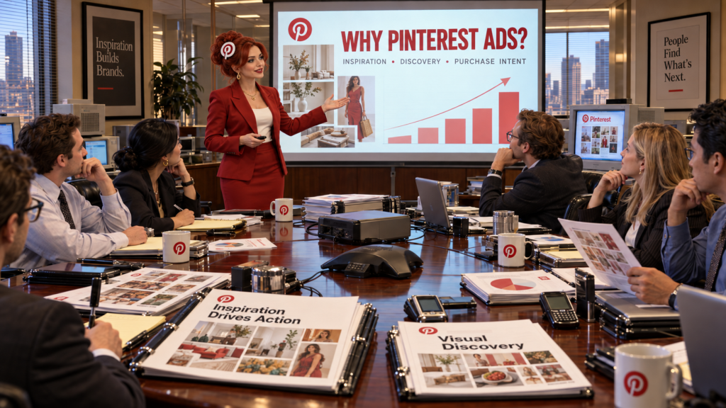 Pinterest Advertising Strategy Meeting